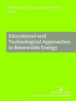 cover image of Educational and Technological Approaches to Renewable Energy